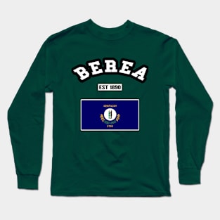 🌄 Berea Kentucky Strong, Bluegrass State Flag, 1890, City Pride Long Sleeve T-Shirt